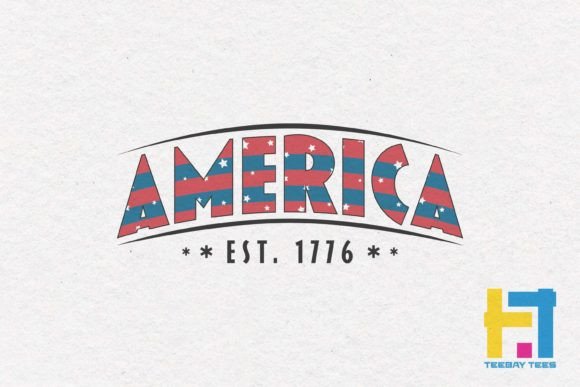 4th July America SVG Design: Graphics & Crafts