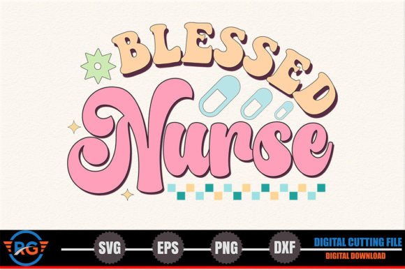 Blessed Nurse – Retro Nurse SVG