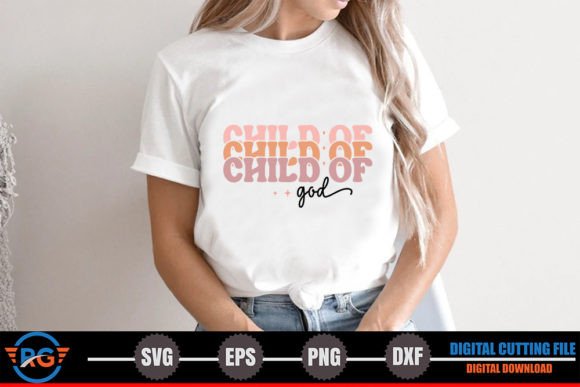 Child of God – Retro Inspirational SVG