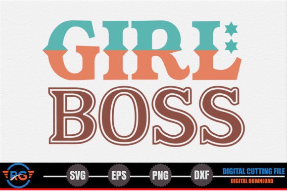 Girl Boss – Retro Western SVG: Graphics & Crafts