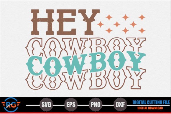 Hey Cowboy – Retro Western SVG