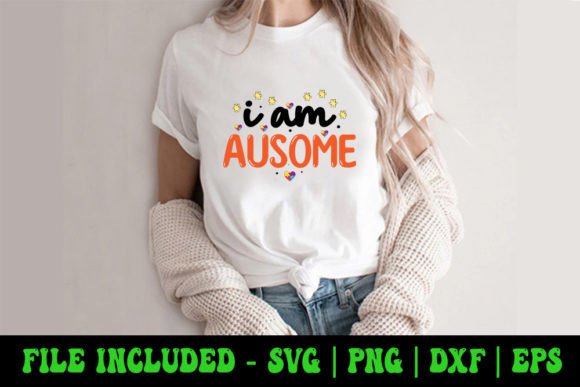 I Am Ausome - Autism Awareness SVG