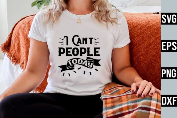 I Can't People Today – Anti Social SVG