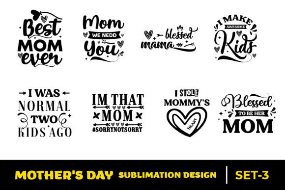Mothers Day Svg Sublimation Bundle 3