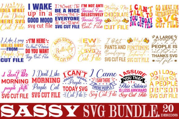 Sassy Svg Bundle: Graphics for Crafts and Creative Marketing