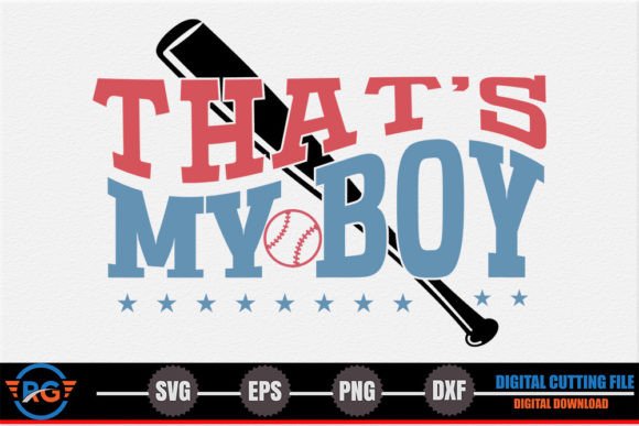That's My Boy – Retro Baseball SVG