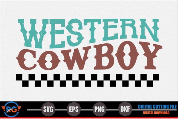 Western Cowboy – Retro Western SVG